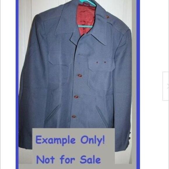 Vintage FRONTIER AIRLINES 10 Original Uniform Buttons Complete Set, 4 Lg+^ sm - Picture 3 of 3